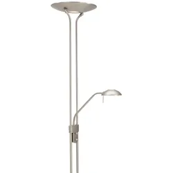 Stehlampe Deckenfluter dimmbar LED Stehleuchte Leseleuchte verstellbar H 180 cm