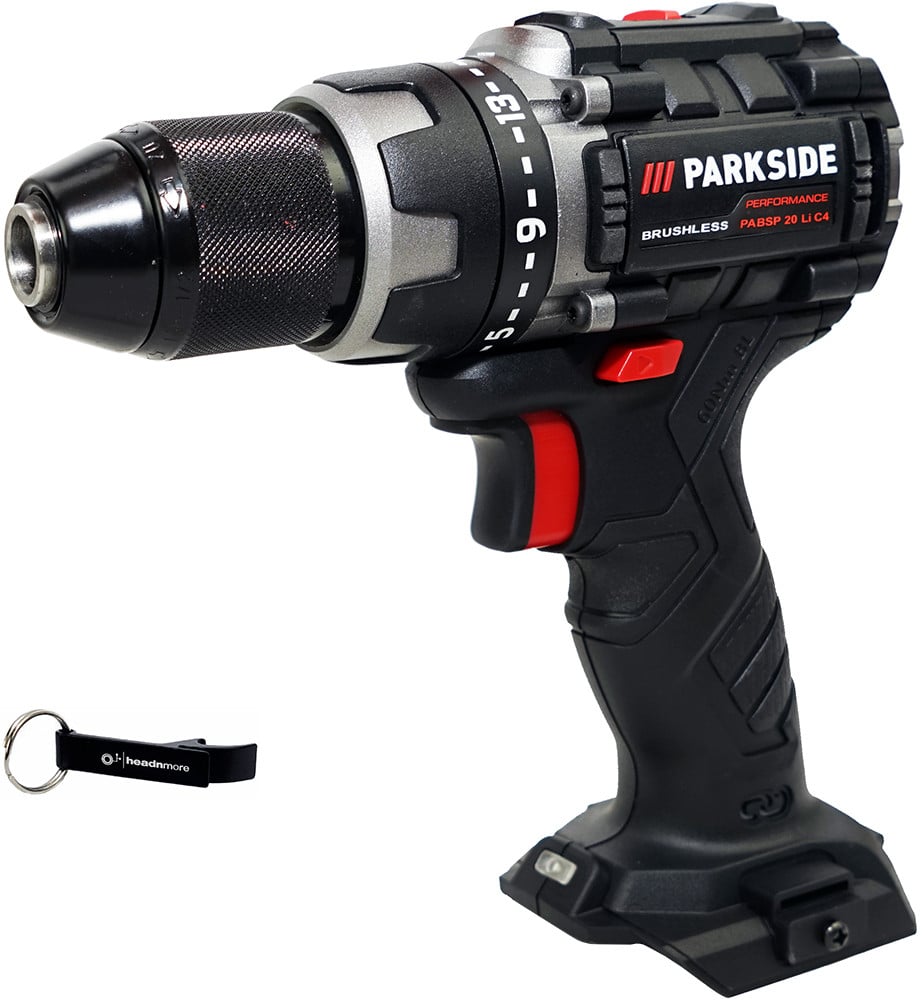 PARKSIDE PERFORMANCE 20V accu-boormachine en schroefmachine PABSP 20-Li zonder accu en oplader