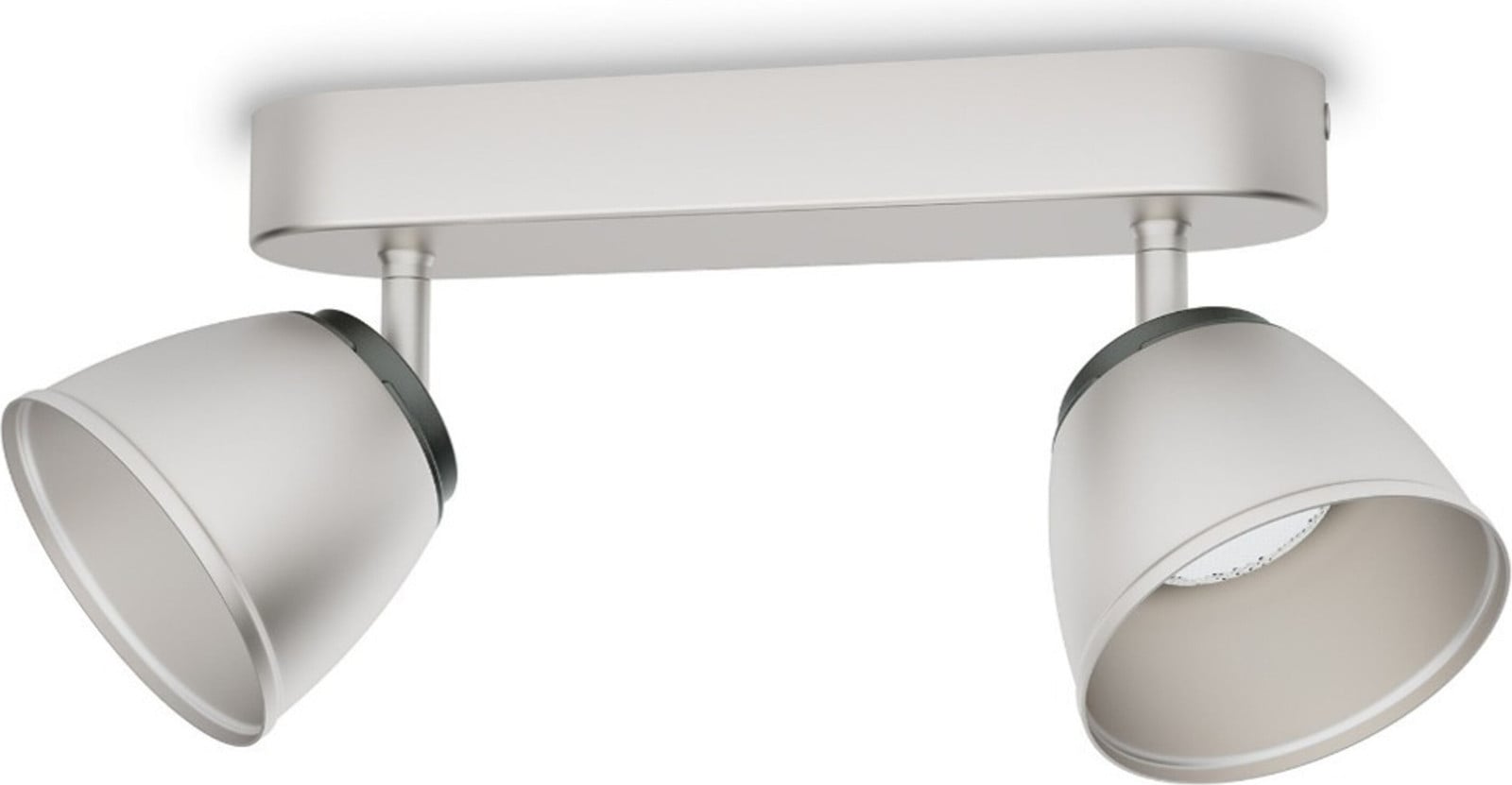 Philips myLiving inbouwspot set met 2 LED lampen, 8W, chroom