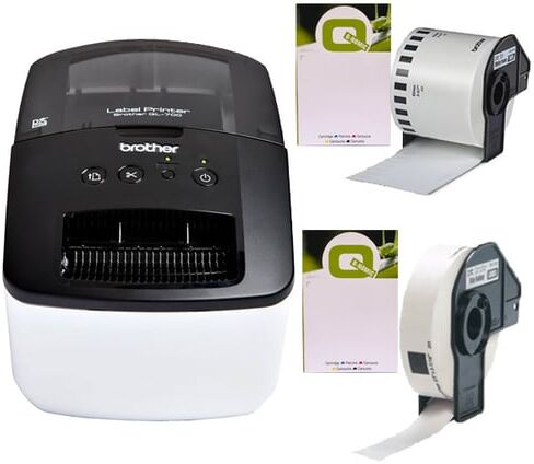PACK: Brother QL-700 + Q-Nomic DK-22205 + Q-Nomic DK-11201