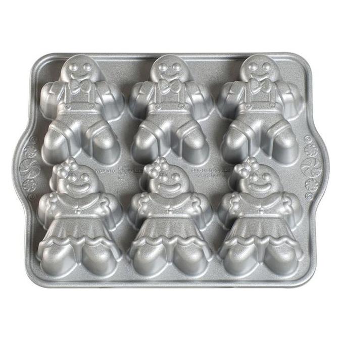 Nordic Ware Gingerbread Kids Cakelet Pan (NORDIC WARE) Mindestbestellmenge: 3 Stück