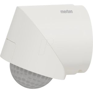 Merten Bewegungsmelder Argus 220-360 PIR, 360°, 14 m, innen + außen IP56, polarweiß