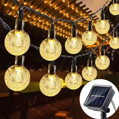 Uplift Treasures Solar Bubble String Lights For Outdoor Decor warm 7 M 50 Leds (solar)