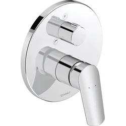 Duravit No.1 Einhebel-Wannenmischer, Unterputz, chrom Hochglanz, N15210012010