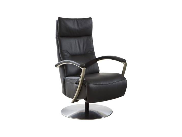 Couchliebe Lucky medium Relaxsessel Leder Drehfunktion, manuelle Rückenteilverstellung, manuelle Fußteilverstellung, manuelle Kopfteilverstellung Zeitlos