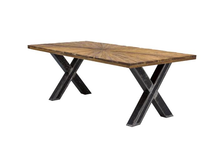 Esstisch Ralf Teak natur Massivholz B 180 T 100 cm