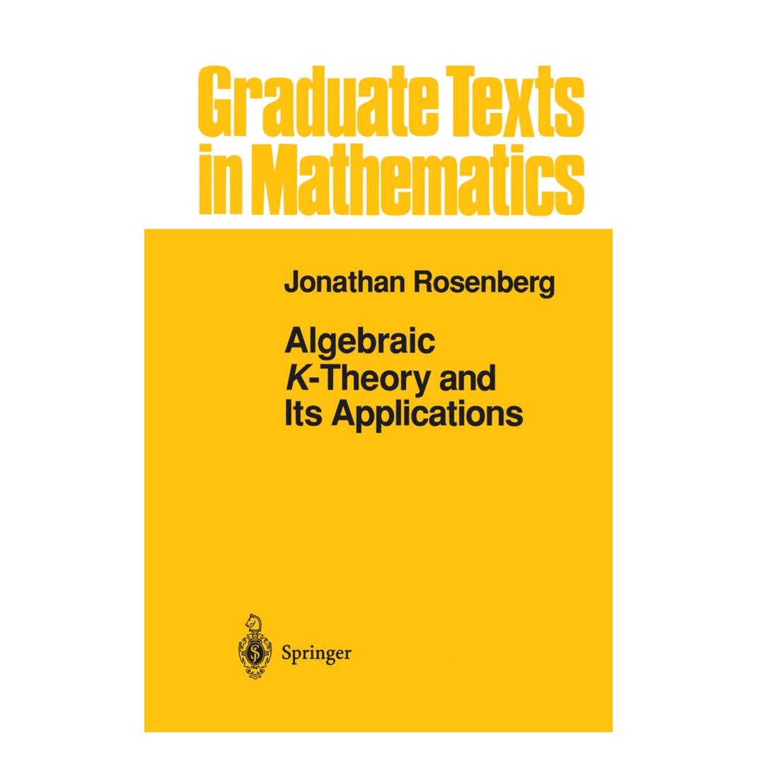 Springer Algebraic K-Theory and Its Applications (Englisch, Softcover, Jonathan Rosenberg) (55492284)