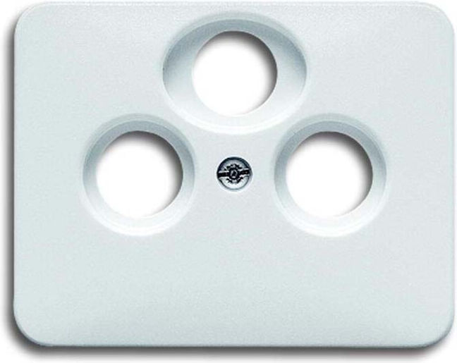 Busch-Jaeger Disque central sws avec 3 connexions Rad.TV/SAT 1743-03-24G (2CKA001724A1911)