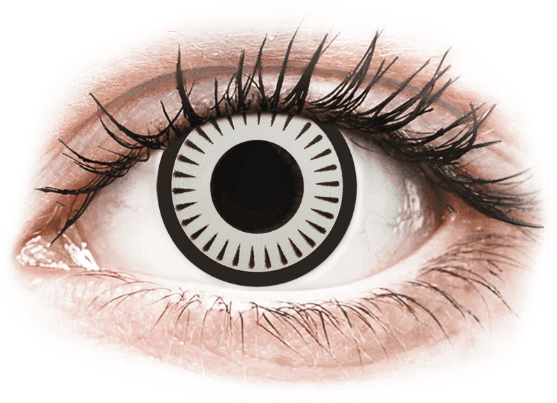 Gelflex CRAZY LENS - Byakugan - giornaliere correttive (2 lenti)
