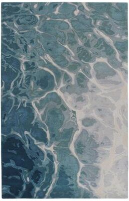 Liora Manne Lush Decor Corsica Handmade Abstract Water Art Indoor Wool Area Rug