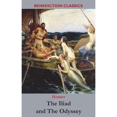 The Iliad and The Odyssey, Gebundene Ausgabe von Homer, Benediction Classics, 978-1-78943-230-5