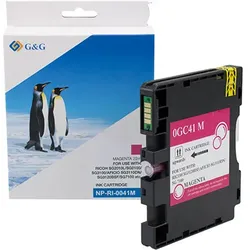 G&G XL-Druckerpatrone kompatibel zu Ricoh GC41M magenta