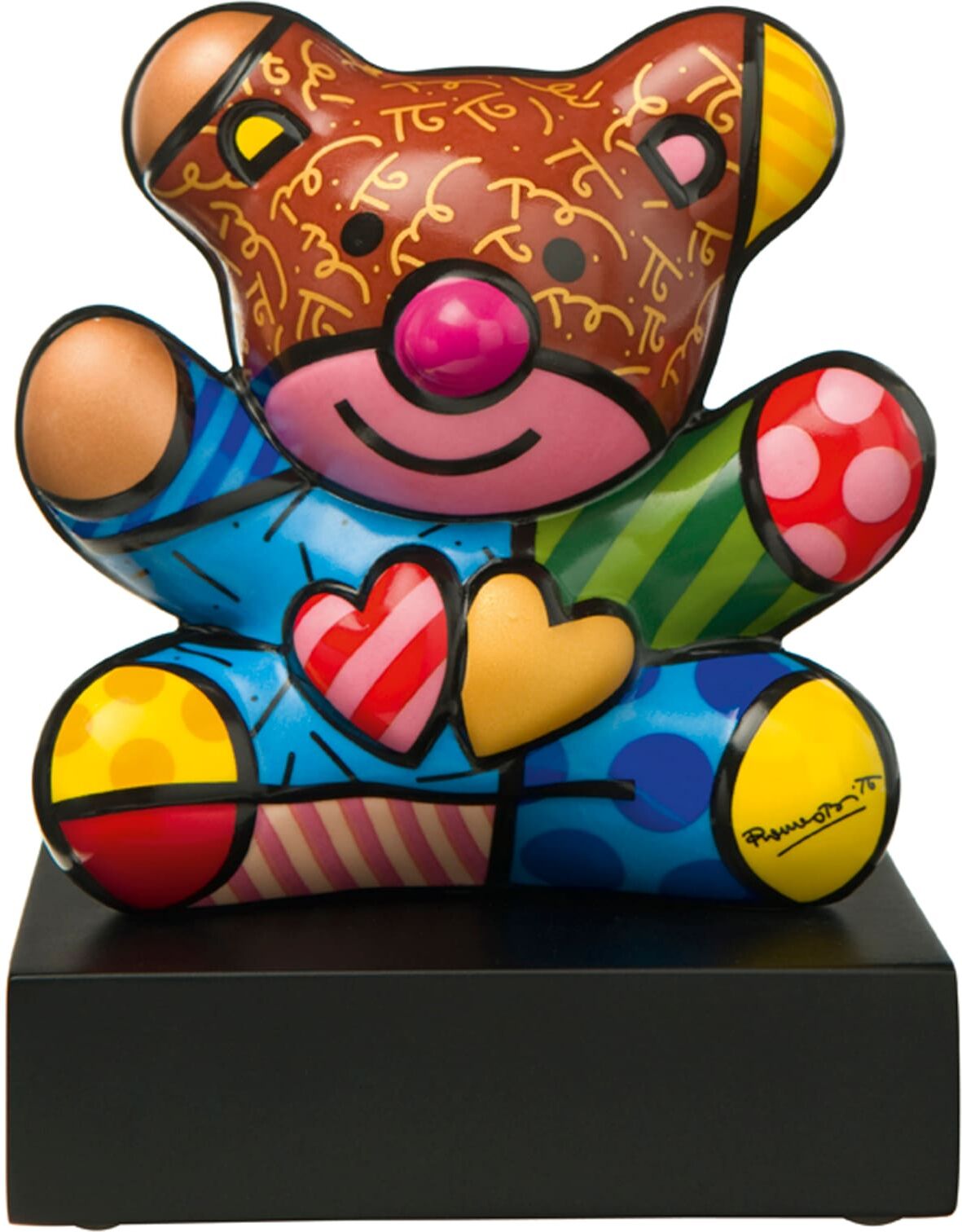 Sammelfigur GOEBEL "Truly Yours", bunt, B:8,5cm H:11cm T:9,5cm, Holzwerkstoff, Porzellan, Dekofiguren, Sammelfigur