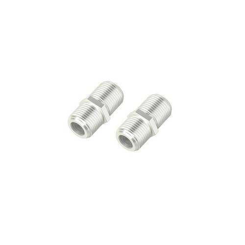 Hama 00205271 SAT-Adapter, F-Kupplung - F-Kupplung, 2 Stück