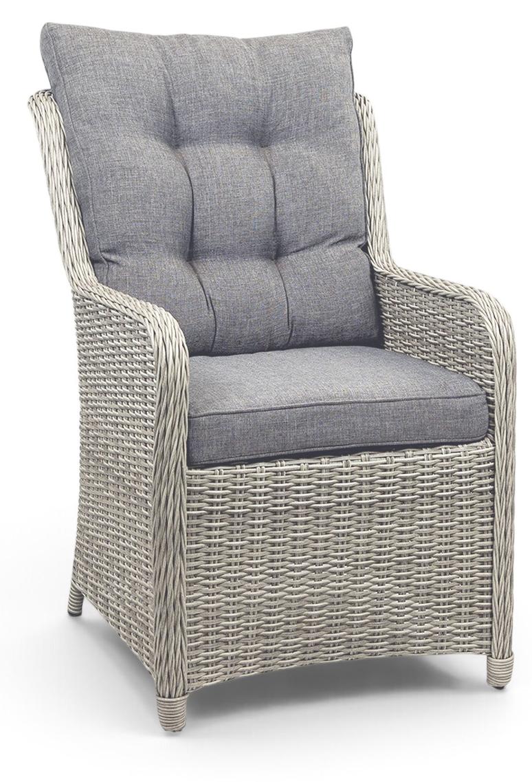 Dining-Gartenstuhl Dublin | Mystic Grau | Rattan | 2er Set