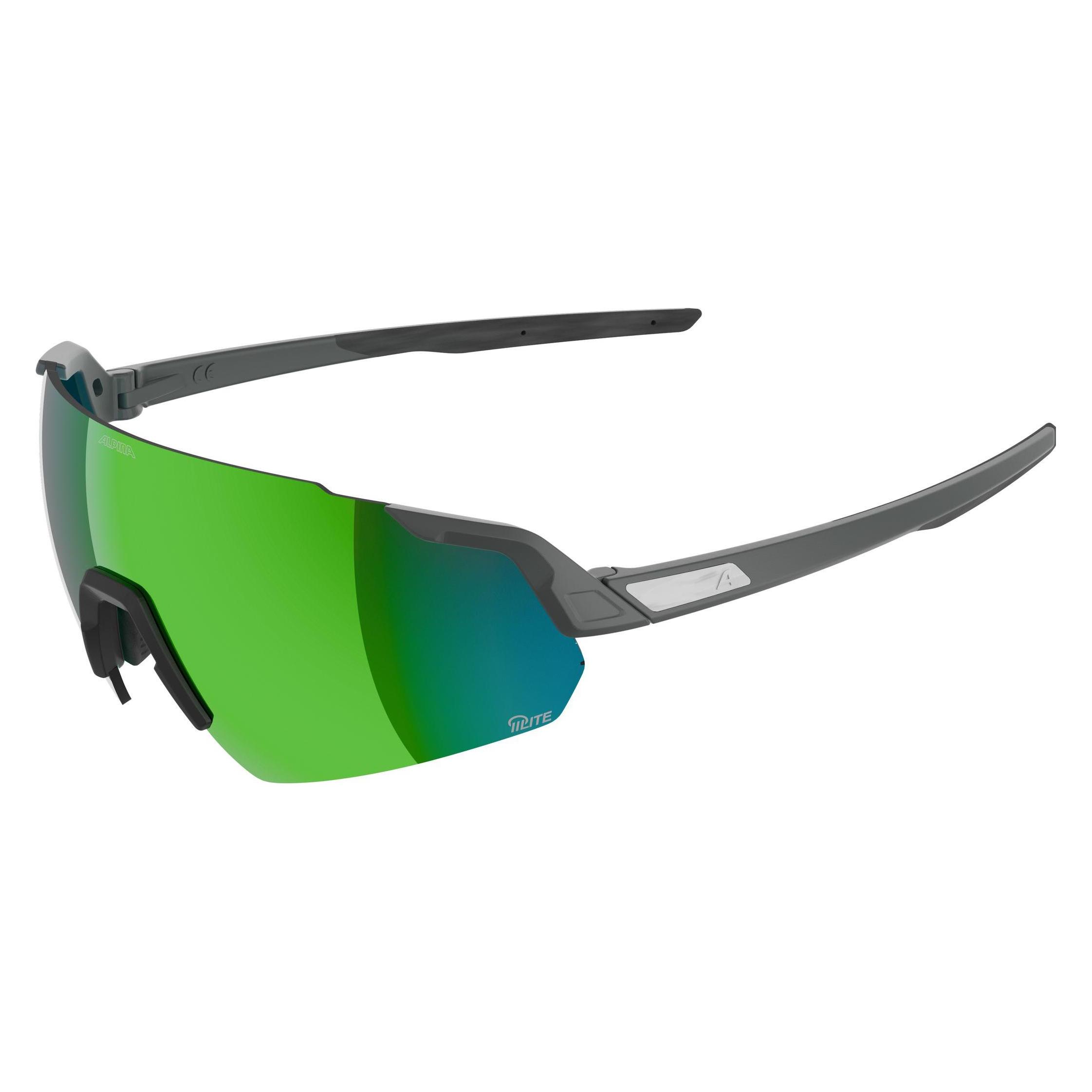 Alpina Turbo AIR Q-Lite (Midnight-grey matt, Mirror Green) (60406048)