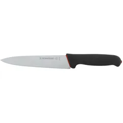Schneider - S-Grip Kochmesser, schmale Klinge, Griff: schwarz, rot, 180 mm