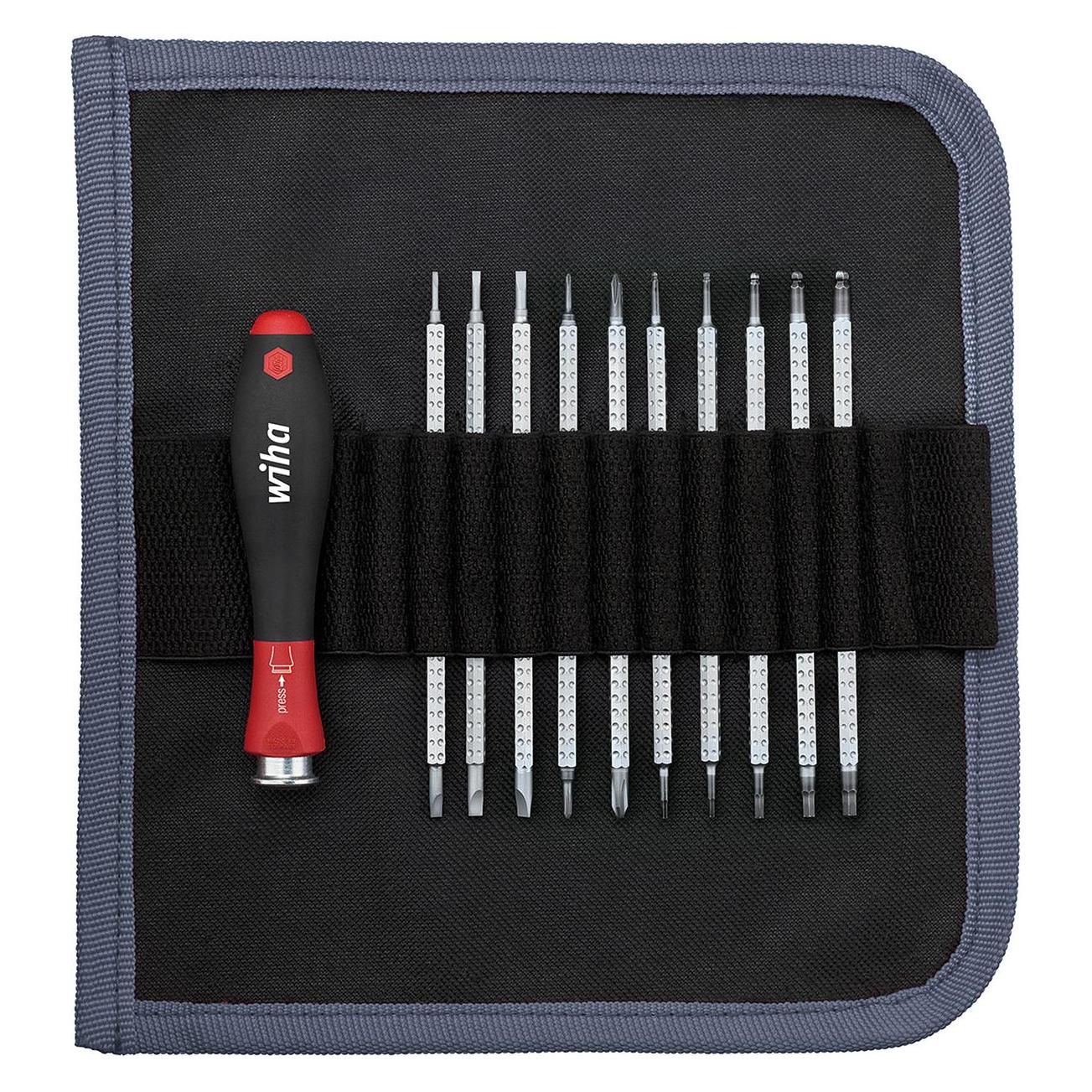 Wiha Werkstatt Wechselklingen-Set 1 (Phillipps-Kreuzschlitz (PH), Schlitzschrauben) (00610)