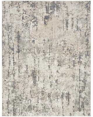Nourison Concerto Modern Abstract Distressed Area Rug.