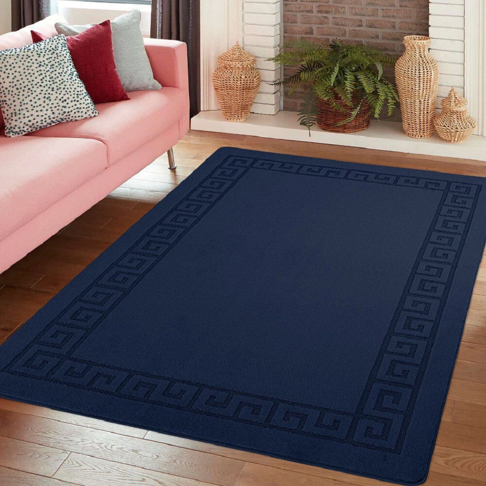 Fairmont Park Rocco Rug Navy Rectangle 120 x 150 cm