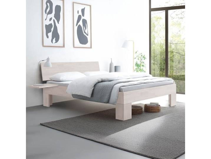 Bett Nevada Buche Massivholz 180x200cm modern