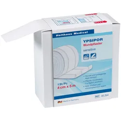 Wundpflaster Vlies Ypsipor 4cmx5M 1 ST