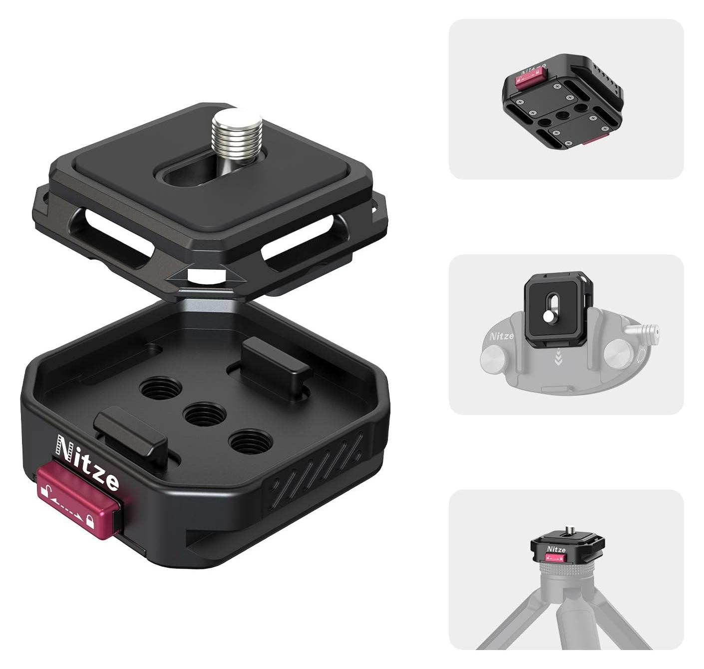 Solidchoice Quick Release Plate met Arca Swiss Bevestiging