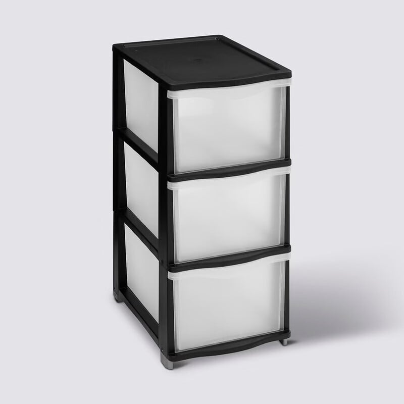 5five Plastic Opbergtoren met 3 Lades Towy