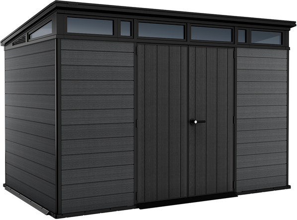 Keter Cortina 11x7 - Gartenhaus - mit Doppeltür - 340x218x226 cm