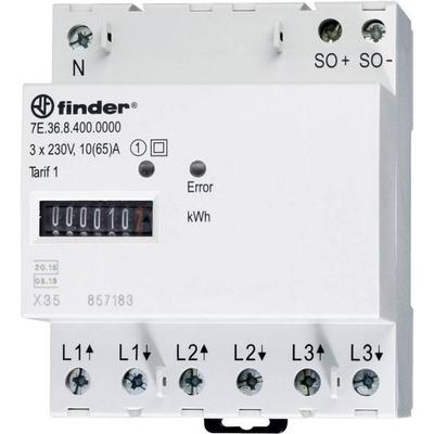 Finder 7E.36.8.400.0010 7E.36.8.400.0010 Drehstromzähler mechanisch 65 A MID-konform: Ja 1 St.