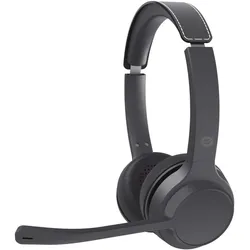 Conceptronic POLONA04B (Kabellos, USB-C), Office Headset, Schwarz