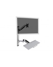 DIGITUS Befestigungskit Wandmontage Tastaturarm Monitorarm für LCD-Display/Tastatur Bildschirmgröße: 43-69 cm 17"-27" (DA-90354)