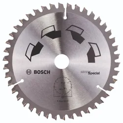 Bosch Kreissägeblatt SPECIAL D= 160 mm, Bohrung= 20 mm, Z= 42 - 2609256887