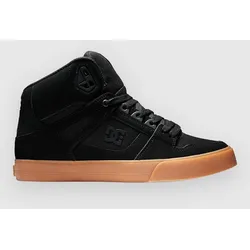 DC Pure High-Top WC Skateschuhe black / gum Gr. 11.0