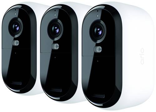 ARLO ESSENTIAL2 2K OUTDOOR CAMERA 3-PACK VMC3350-100EUS WLAN IP-Überwachungskamera-Set mit 3 Kameras 2688 x 1520 Pixel