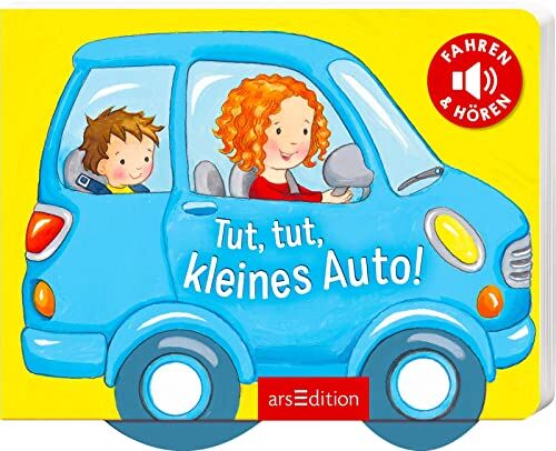Tut, tut, kleines Auto!: Fahren und hören Erstes Soundfahrzeugebuch mit drehbaren Rädern für Kinder ab 12 Monaten - Preis vom 15.10.2026 23:06:25 h