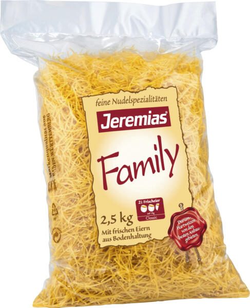 Jeremias® Family Suppen Nudeln 2,5 kg 1325875005