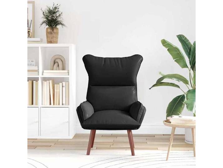Chaise relaxante Fauteuil TV Fauteuil-Canapé - 110 kg - Noir 69x74x93cm Cuir artificiel 69x74x93cm &26_9245987