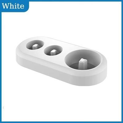Discount Dollar Deals Electric Toothbrush Stand Holder, Toothbrush Heads Storage Rack, Oral B Electric Toothbrush Organizer For Home Bathroom white
