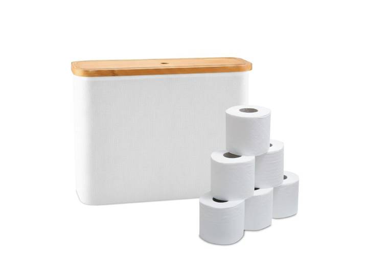 Relaxdays Toilettenpapier Aufbewahrung 12 Rollen