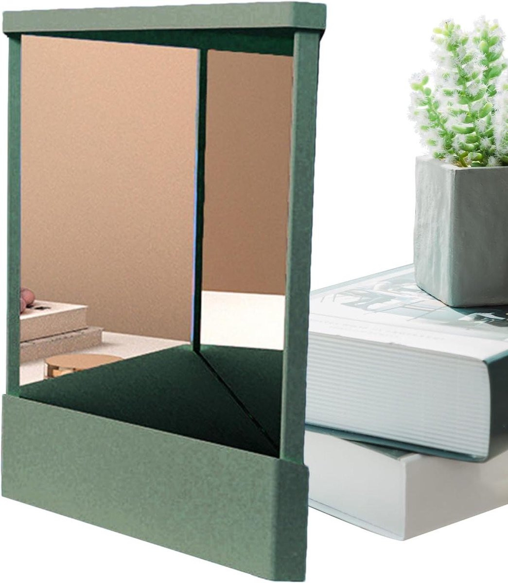 Niet-vervormende make-upspiegel voor zelfverzorging en kapsels, 28.5 x 24 cm