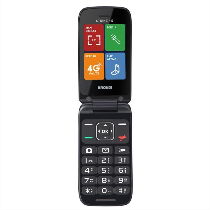 Brondi Cellulare Strike 4g-dark Grey