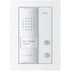 Ritto 1732270 Rahmen Unterputz weiß