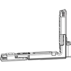 Maco, Drehkippbeschlag, Falzecklagerband POWER Versatz 9 mm 150 kg silber links (215807)