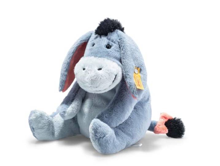Steiff Winnie de Poeh, 024603, pluche familie, blauwgrijs
