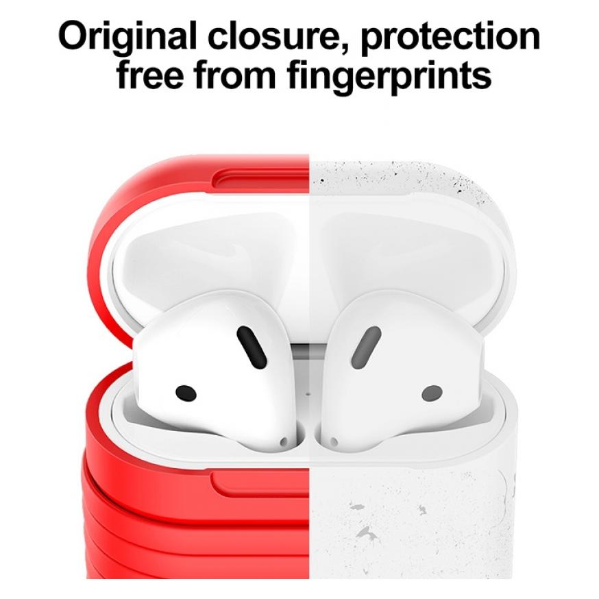 Baseus Airpods Hülle Silikon Case (Kopfhörer Hülle) (TZARGS-09)