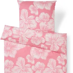 Tchibo - Polycotton-Bettwäsche - rosa