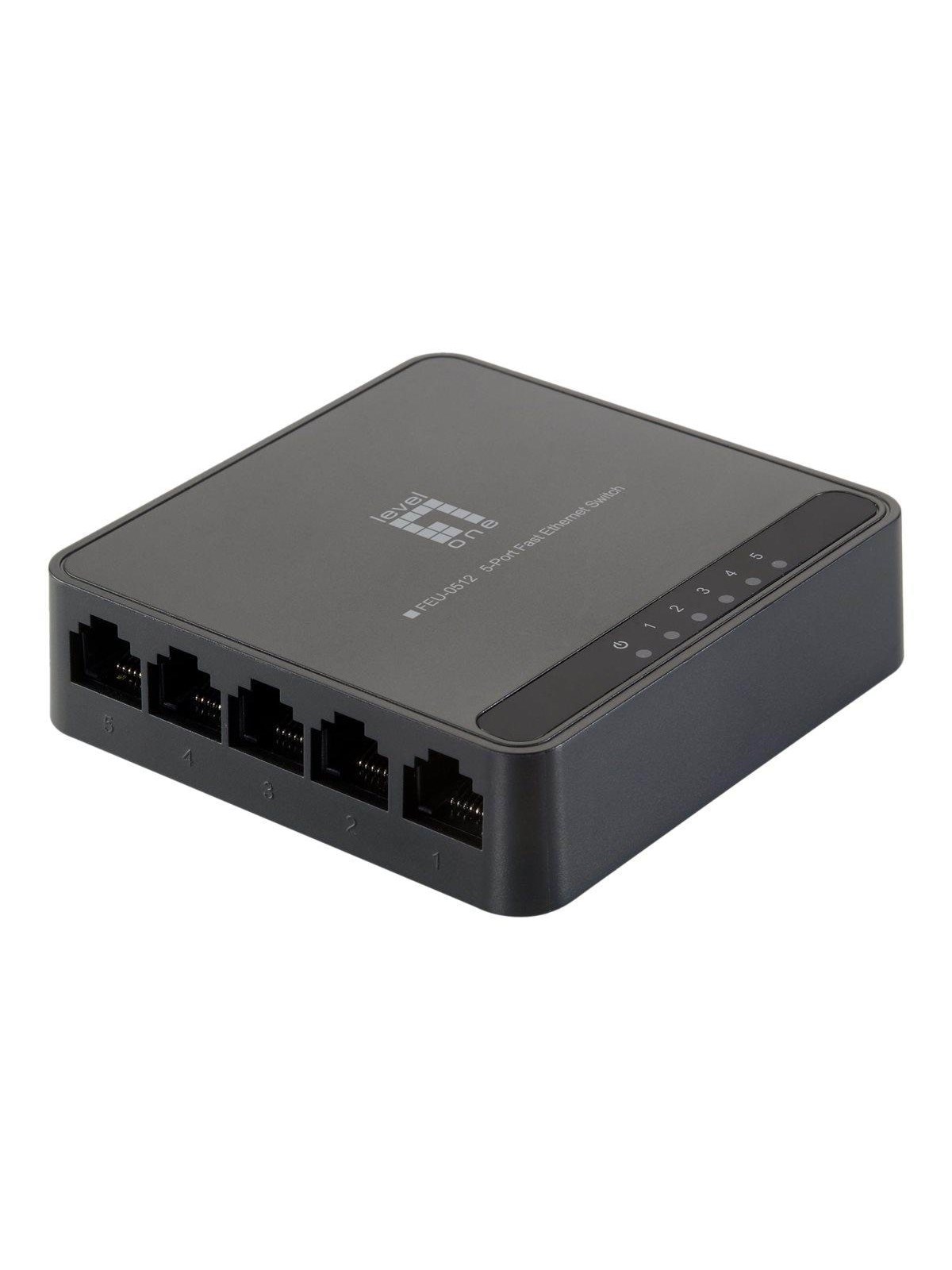LevelOne FEU-0512 - switch - 5 ports - unmanaged