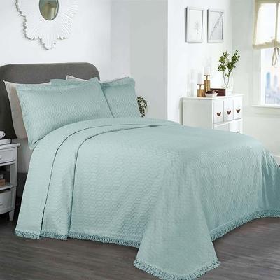 Superior Remi Fringe Cotton Blend Coverlet/Bedspread/Quilt