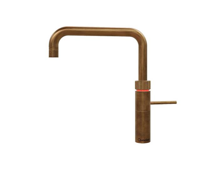 Quooker Fusion Square Messing Patina kraan FNSPTB